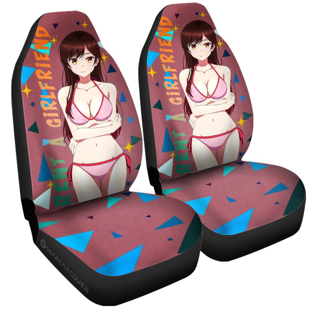 Chizuru Ichinose Car Seat Covers Custom Rent A Girlfriend Car Accessories - Gearcarcover - 3