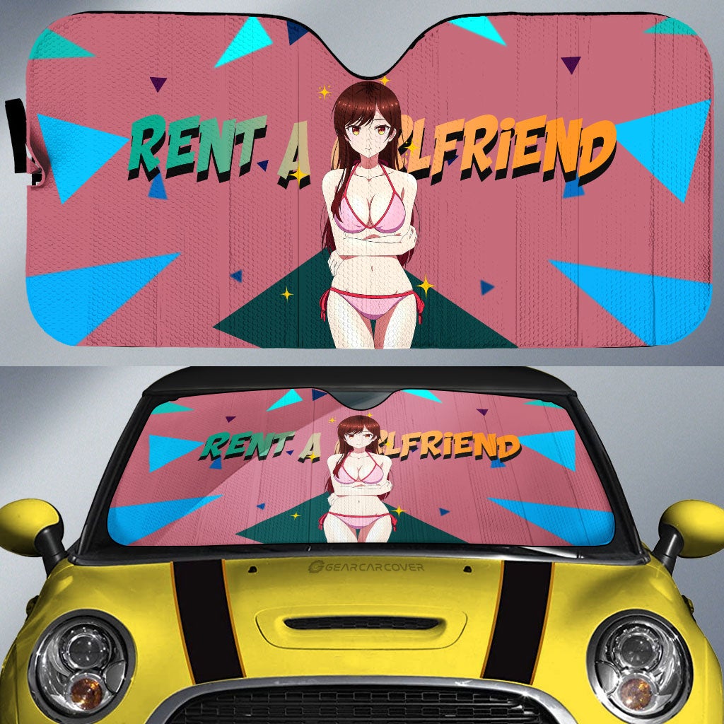 Chizuru Ichinose Car Sunshade Custom Rent A Girlfriend Car Accessories - Gearcarcover - 1