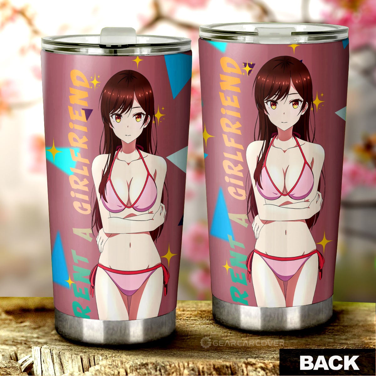 Chizuru Ichinose Tumbler Cup Custom Rent A Girlfriend Car Accessories - Gearcarcover - 3