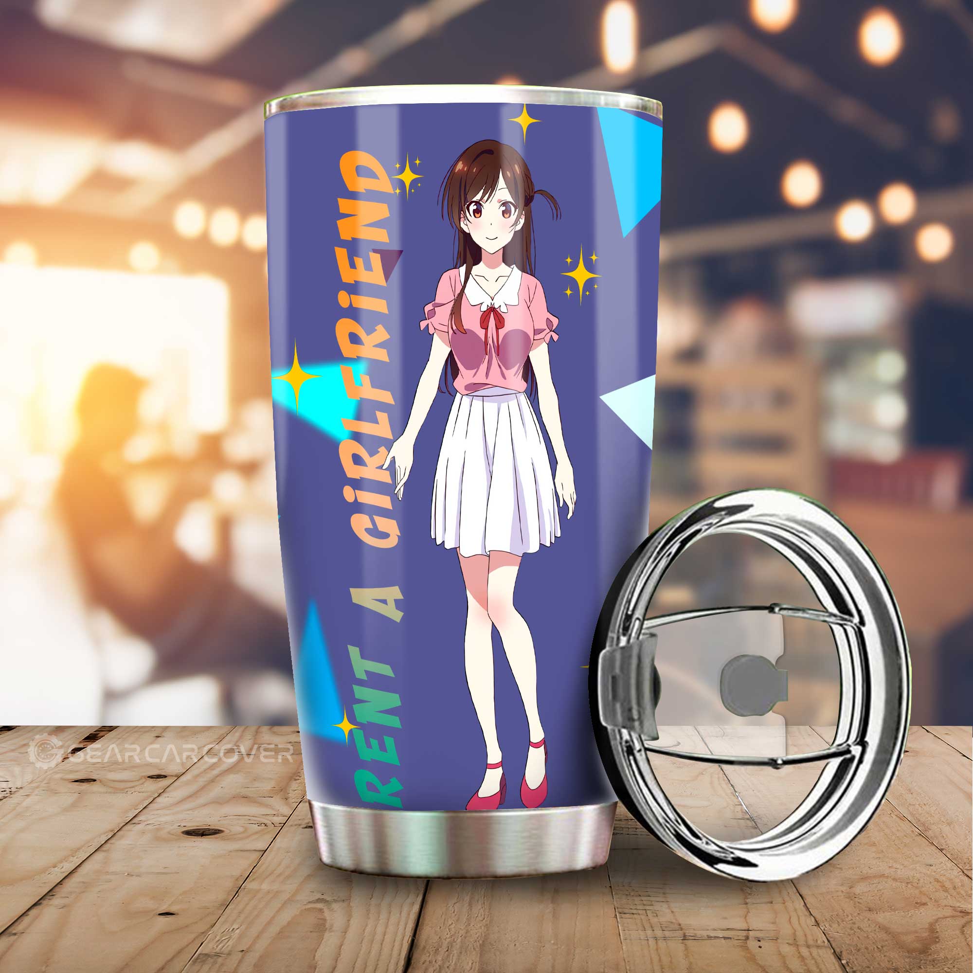 Chizuru Ichinose Tumbler Cup Custom Rent A Girlfriend Car Accessories - Gearcarcover - 1