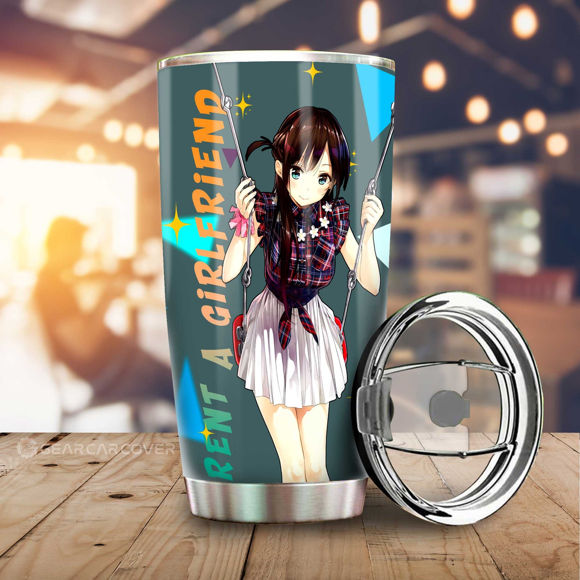 Chizuru Ichinose Tumbler Cup Custom Rent A Girlfriend Car Accessoriess - Gearcarcover - 1