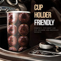 Chocolate Donuts Tumbler Cup Custom Girly Pattern Car Accessories - Gearcarcover - 3