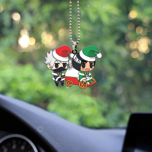 Christmas Kakashi And Might Guy Ornament Custom Anime Christmas Car Accessories - Gearcarcover - 2