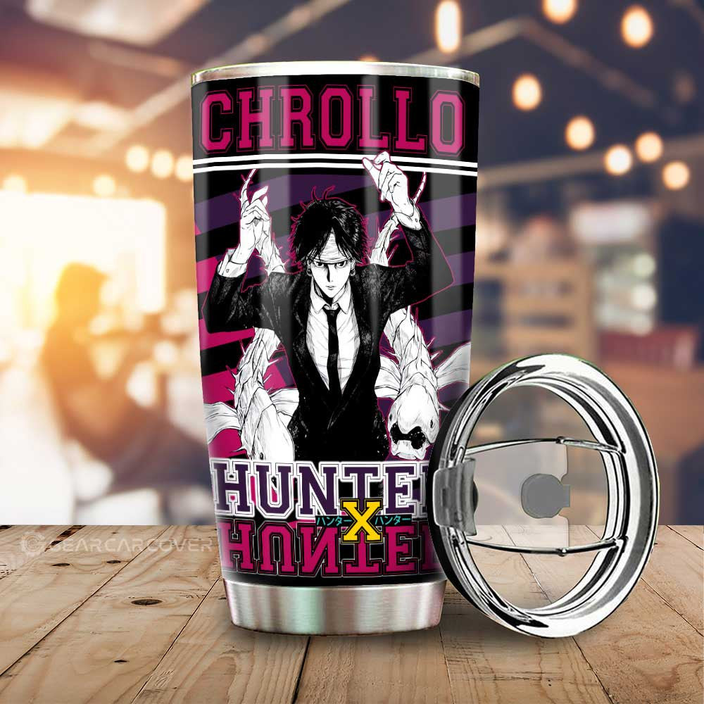 Chrollo Lucilfer Tumbler Cup Custom Car Interior Accessories - Gearcarcover - 1