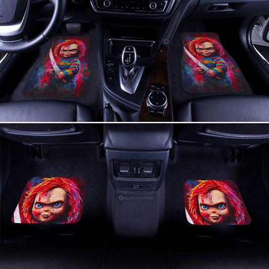 Chucky Car Floor Mats Custom Horror Car Accessories - Gearcarcover - 2