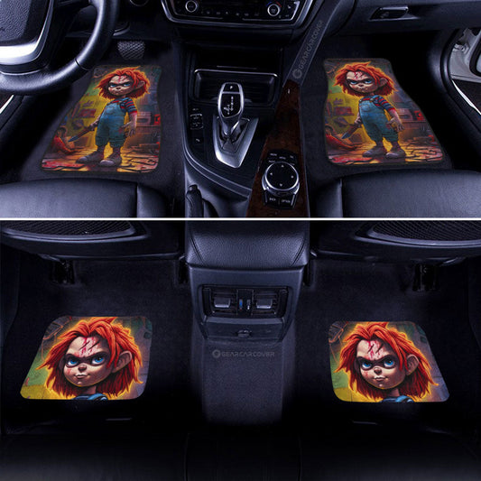 Chucky Car Floor Mats Custom Horror Car Accessories - Gearcarcover - 2