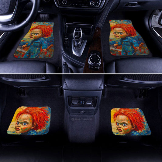 Chucky Car Floor Mats Custom Horror Car Accessories - Gearcarcover - 2