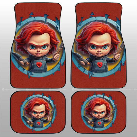 Chucky Car Floor Mats Custom Horror Car Accessories - Gearcarcover - 1