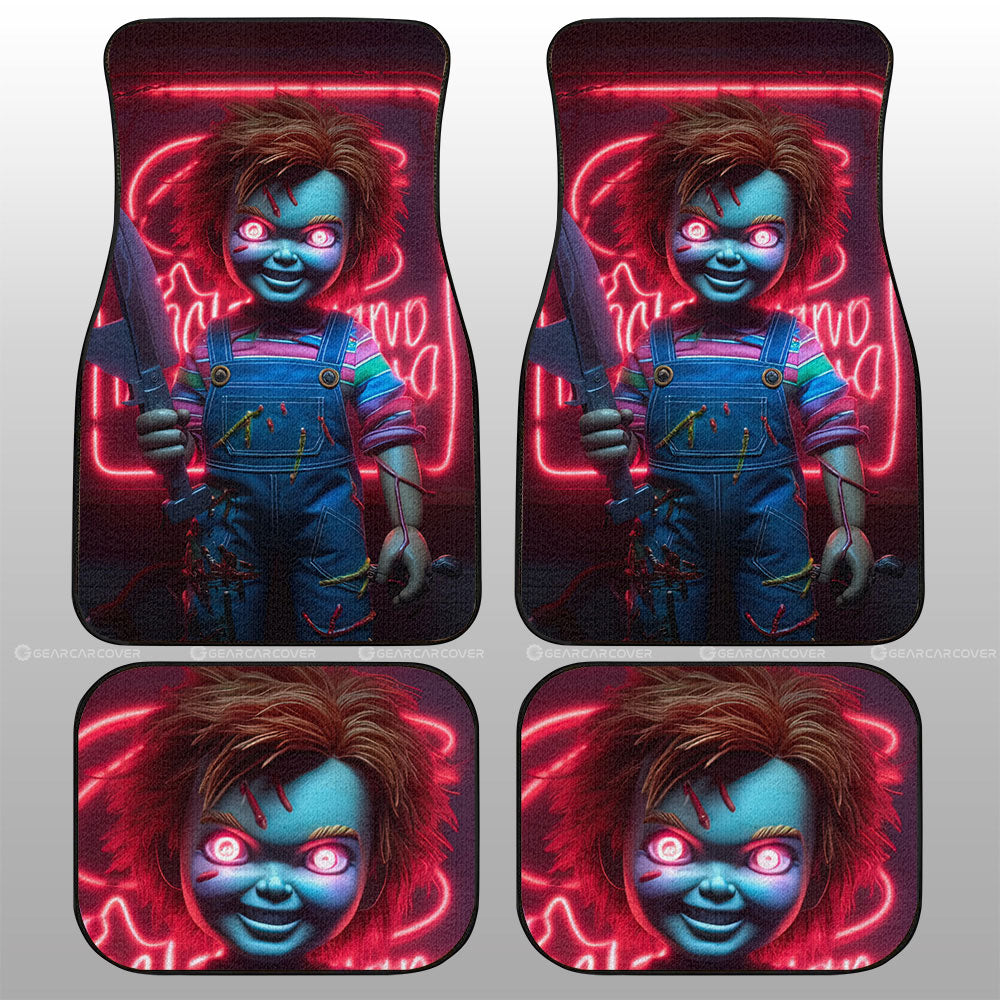 Chucky Car Floor Mats Custom Horror Car Accessories - Gearcarcover - 1