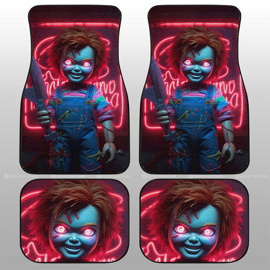 Chucky Car Floor Mats Custom Horror Car Accessories - Gearcarcover - 1