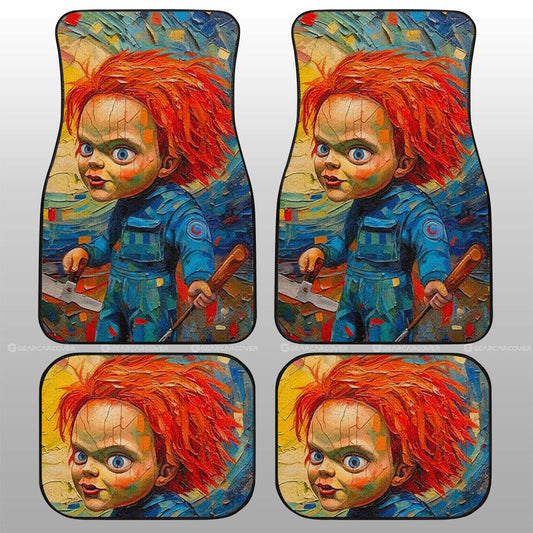 Chucky Car Floor Mats Custom Horror Car Accessories - Gearcarcover - 1