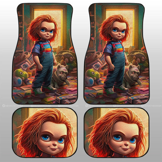 Chucky Car Floor Mats Custom Horror Car Accessories - Gearcarcover - 1