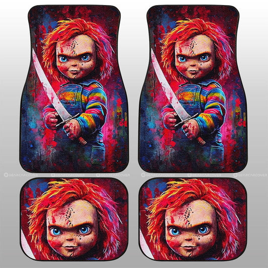 Chucky Car Floor Mats Custom Horror Car Accessories - Gearcarcover - 1