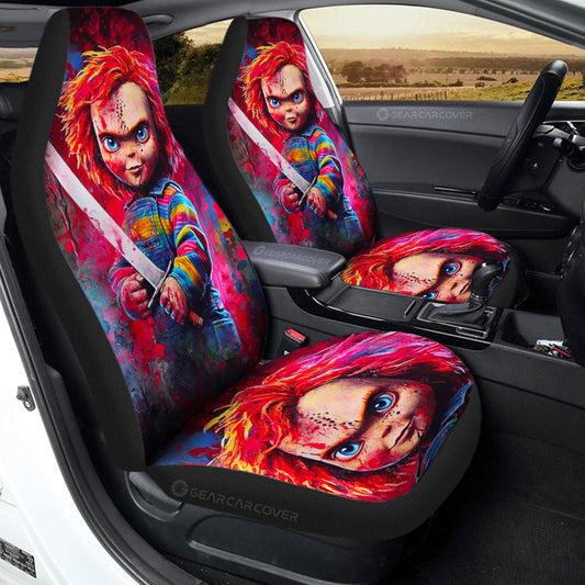 Chucky Car Seat Covers Custom Horror Car Accessories - Gearcarcover - 2