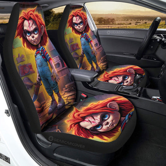 Chucky Car Seat Covers Custom Horror Car Accessories - Gearcarcover - 2