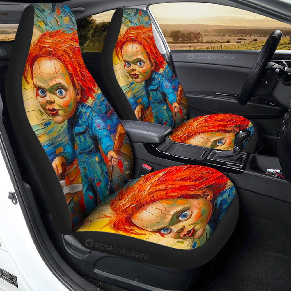 Chucky Car Seat Covers Custom Horror Car Accessories - Gearcarcover - 2