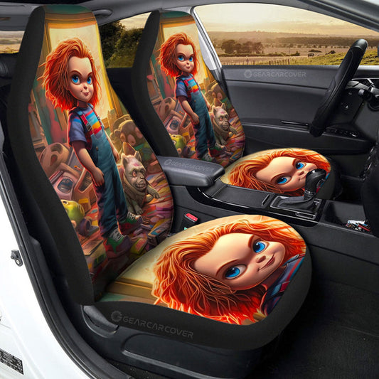Chucky Car Seat Covers Custom Horror Car Accessories - Gearcarcover - 2