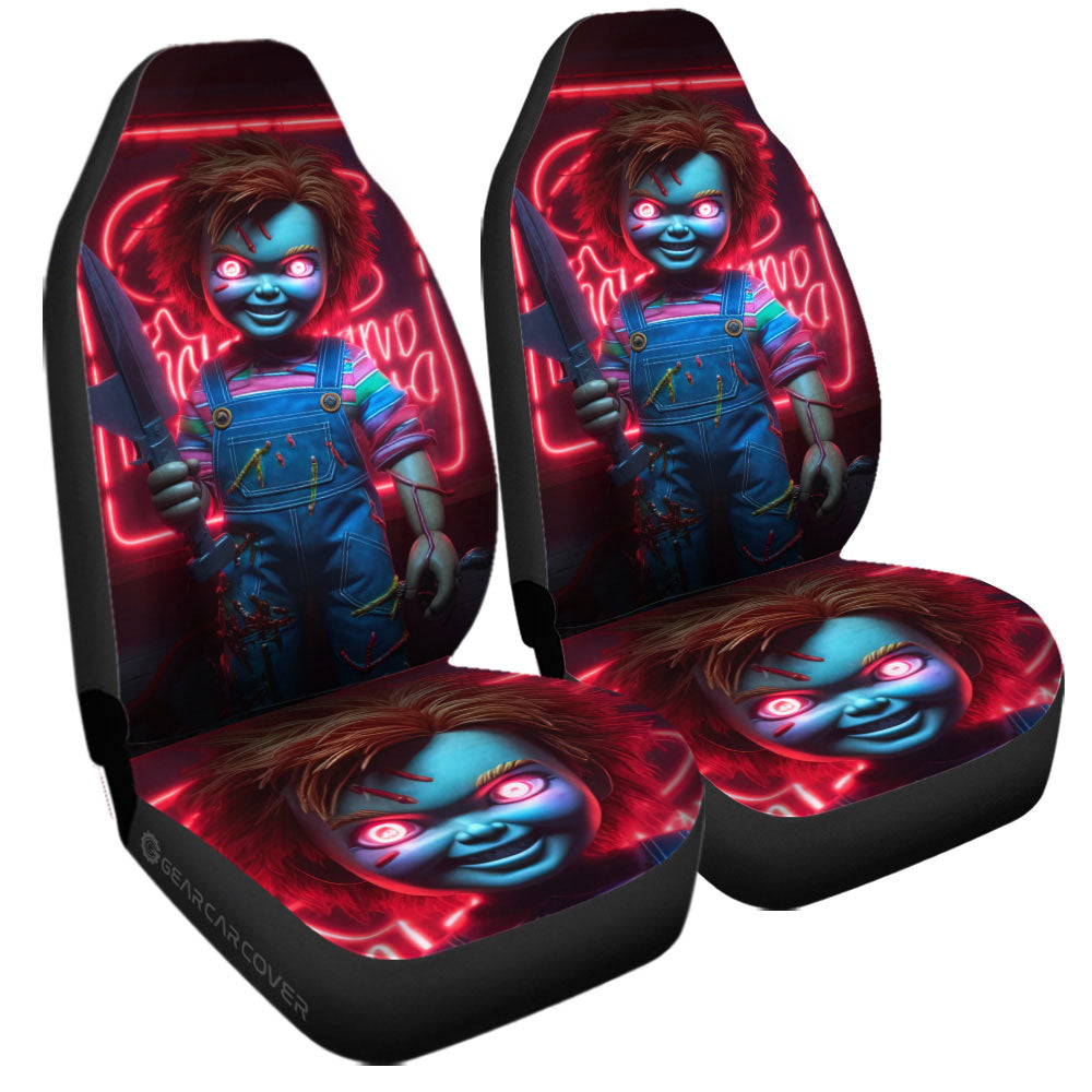 Chucky Car Seat Covers Custom Horror Car Accessories - Gearcarcover - 3