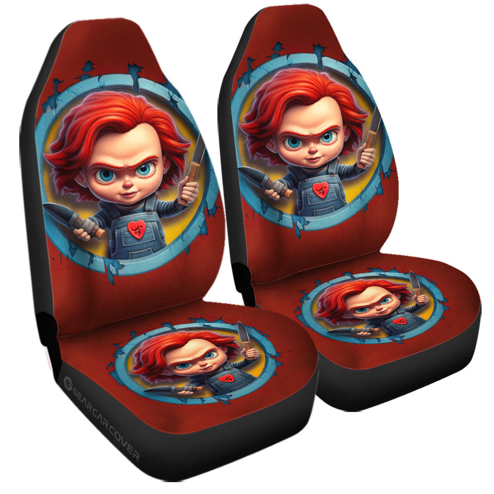 Chucky Car Seat Covers Custom Horror Car Accessories - Gearcarcover - 3