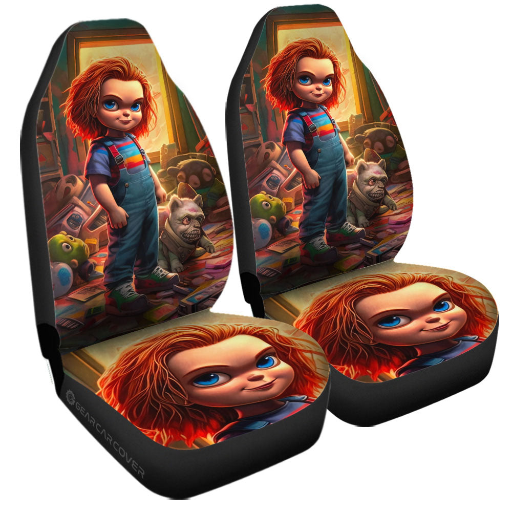 Chucky Car Seat Covers Custom Horror Car Accessories - Gearcarcover - 3
