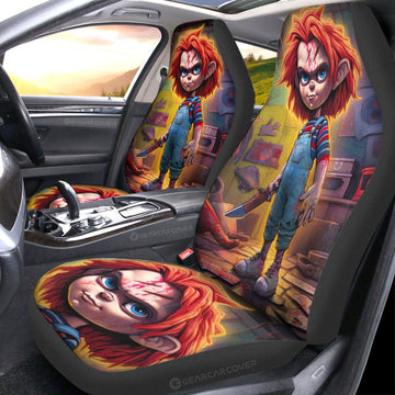 Chucky Car Seat Covers Custom Horror Car Accessories - Gearcarcover - 1