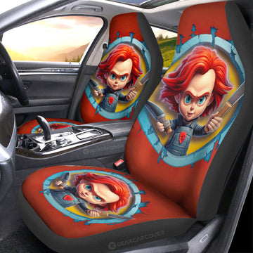 Chucky Car Seat Covers Custom Horror Car Accessories - Gearcarcover - 1
