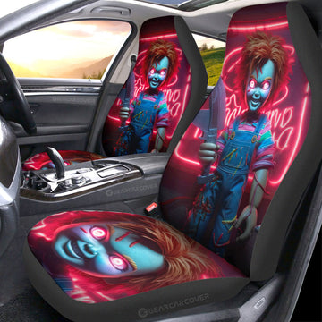 Chucky Car Seat Covers Custom Horror Car Accessories - Gearcarcover - 1