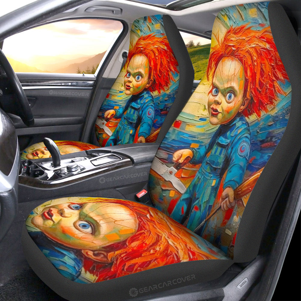 Chucky Car Seat Covers Custom Horror Car Accessories - Gearcarcover - 1