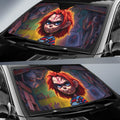 Chucky Car Sunshade Custom Horror Car Accessories - Gearcarcover - 2