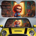 Chucky Car Sunshade Custom Horror Car Accessories - Gearcarcover - 1
