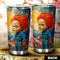 Chucky Tumbler Cup Custom Horror Car Accessories - Gearcarcover - 2