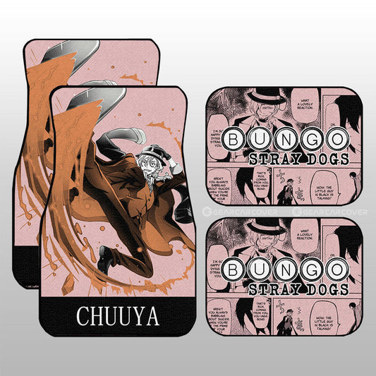 Chuuya Nakahara Car Floor Mats Custom Car Accessories - Gearcarcover - 1