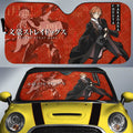 Chuuya Nakahara Car Sunshade Custom Bungou Stray Dogs Anime Car Interior Accessories - Gearcarcover - 1