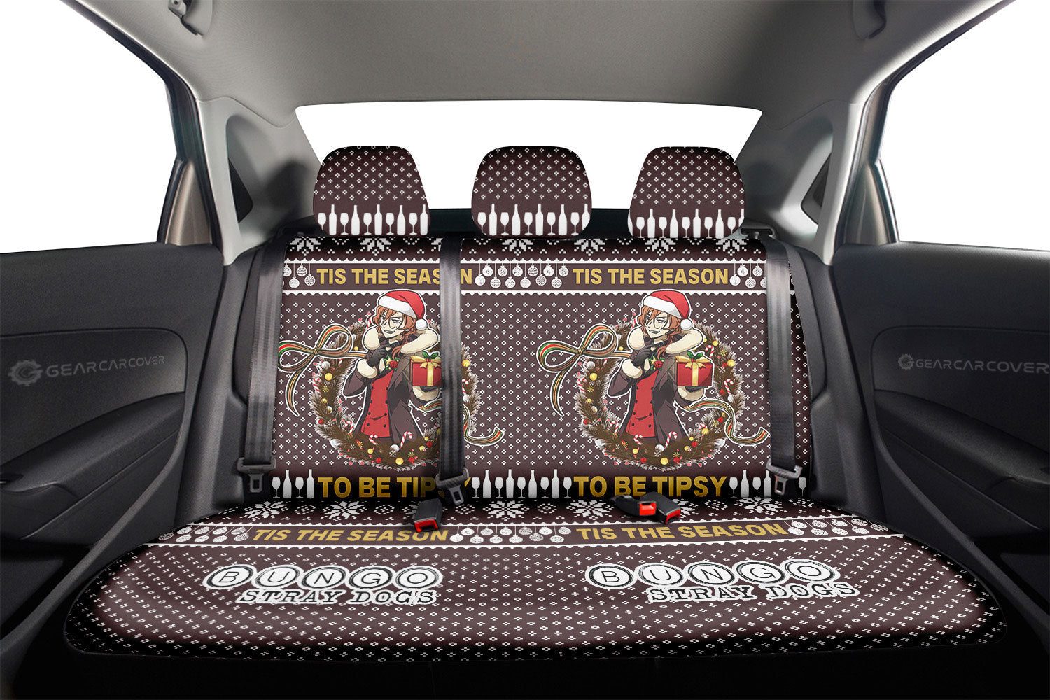 Chuya Nakahara Car Back Seat Covers Custom Car Accessories - Gearcarcover - 2