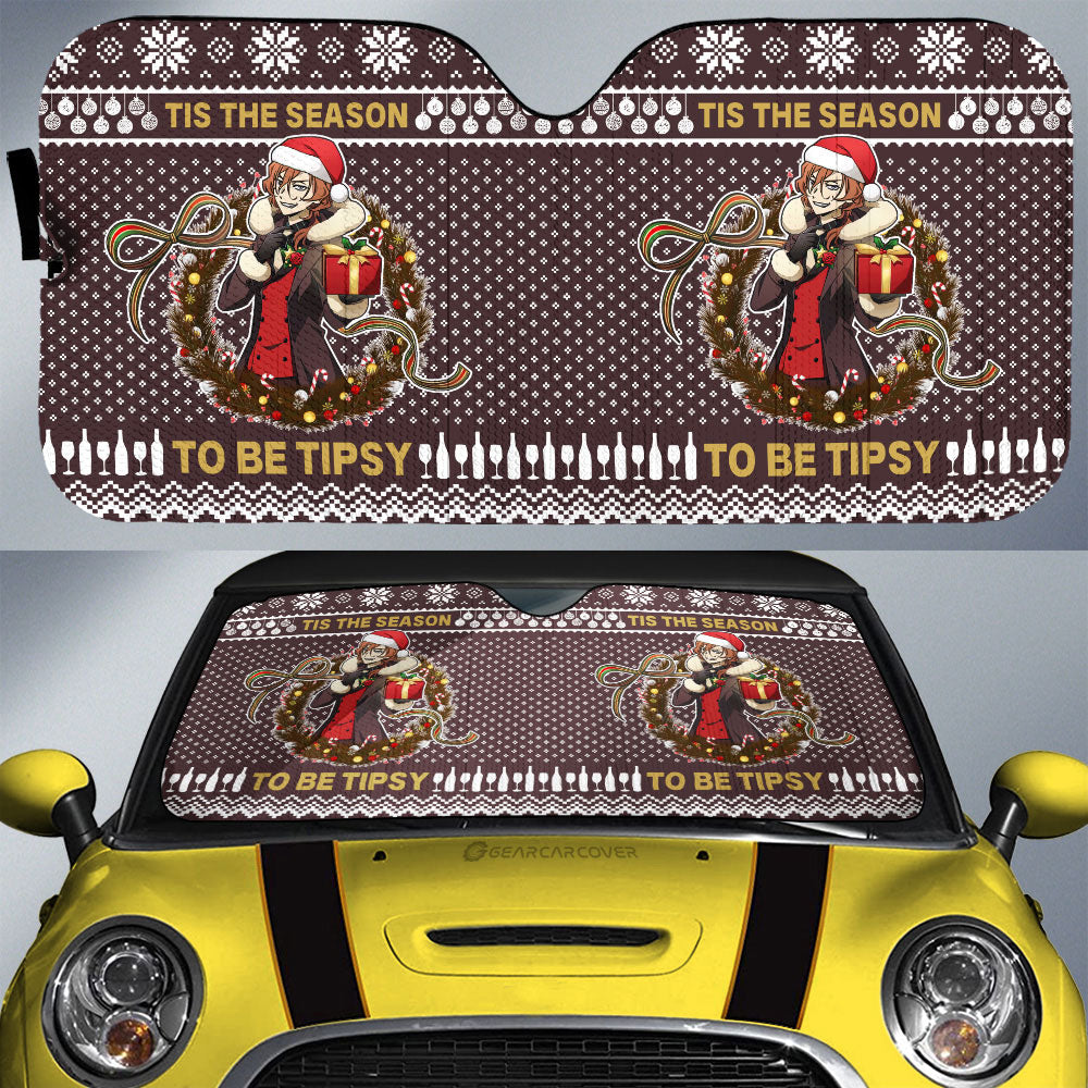 Chuya Nakahara Car Sunshade Custom Car Accessories - Gearcarcover - 1