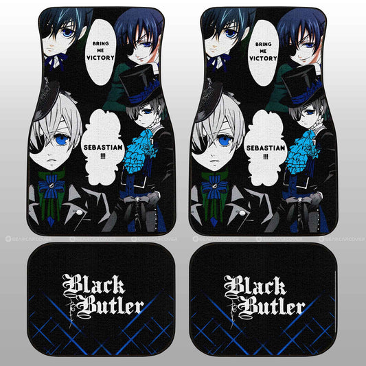 Ciel Phantomhive Car Floor Mats Custom Black Butler Car Accessories - Gearcarcover - 2