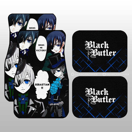 Ciel Phantomhive Car Floor Mats Custom Black Butler Car Accessories - Gearcarcover - 1