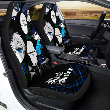 Ciel Phantomhive Car Seat Covers Custom Black Butler Car Accessories - Gearcarcover - 1