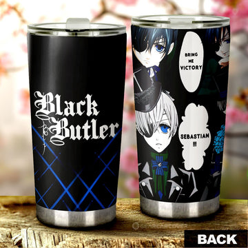 Ciel Phantomhive Tumbler Cup Custom Black Butler Car Accessories - Gearcarcover - 1