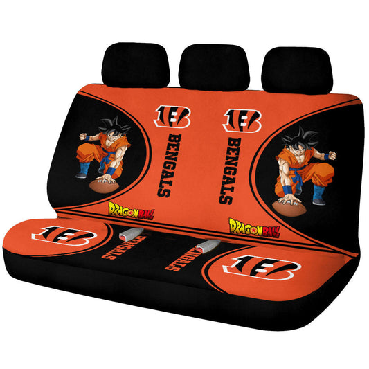 Cincinnati Bengals Car Back Seat Covers Custom Car Accessories For Fans - Gearcarcover - 1