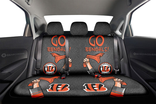Cincinnati Bengals Car Back Seat Covers Custom Car Accessories - Gearcarcover - 2