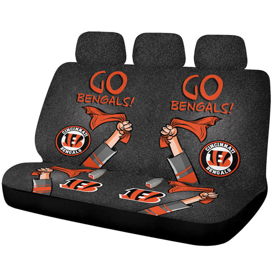 Cincinnati Bengals Car Back Seat Covers Custom Car Accessories - Gearcarcover - 1