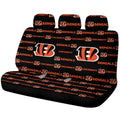 Cincinnati Bengals Car Back Seat Covers Sporty Team Collection - Gearcarcover - 1