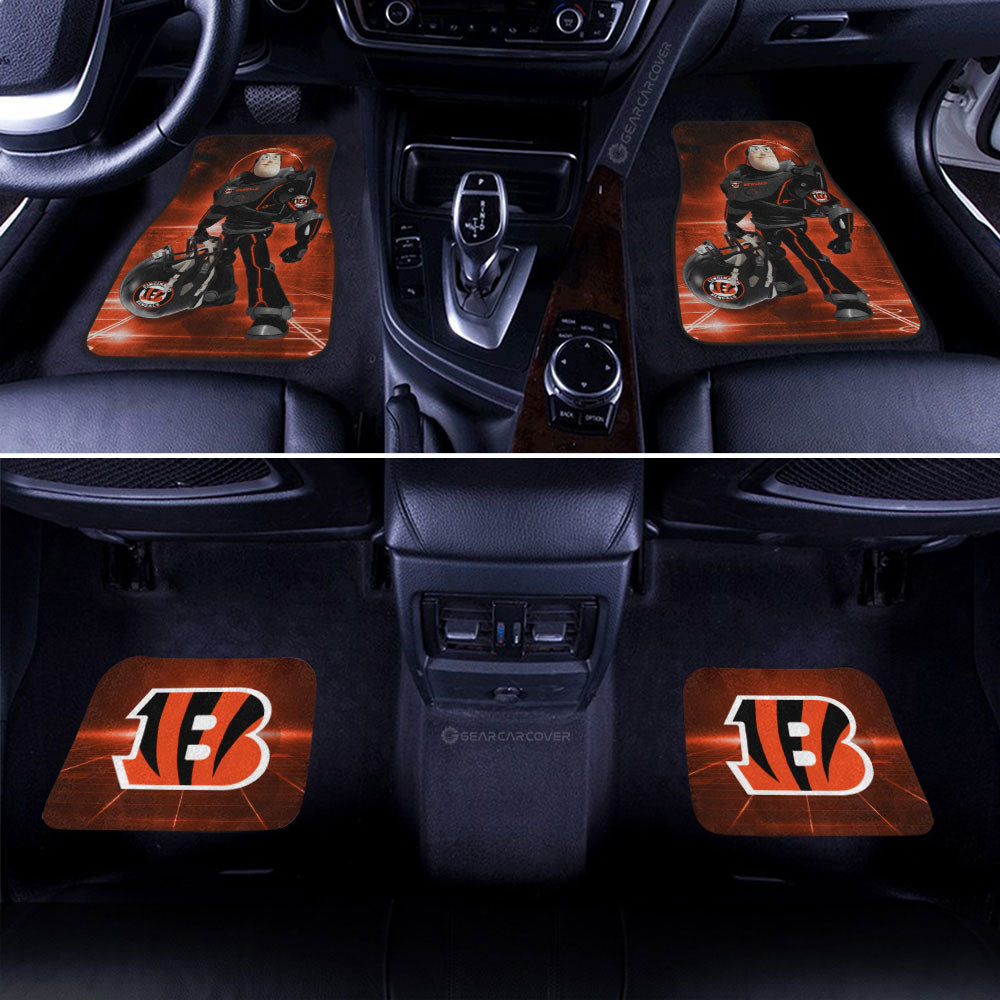 Cincinnati Bengals Car Floor Mats Custom Car Accessories For Fan - Gearcarcover - 2