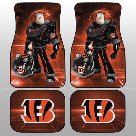 Cincinnati Bengals Car Floor Mats Custom Car Accessories For Fan - Gearcarcover - 1
