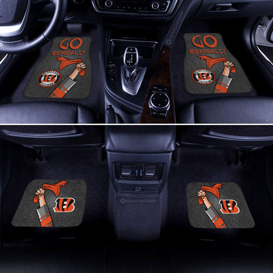 Cincinnati Bengals Car Floor Mats Custom Car Accessories - Gearcarcover - 2
