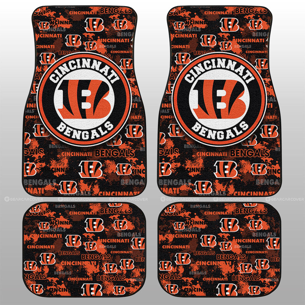 Cincinnati Bengals Car Floor Mats Custom Car Accessories - Gearcarcover - 1