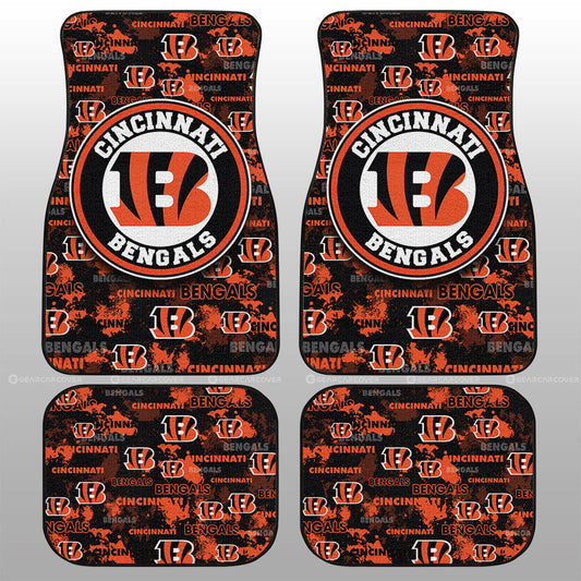 Cincinnati Bengals Car Floor Mats Custom Car Accessories - Gearcarcover - 1