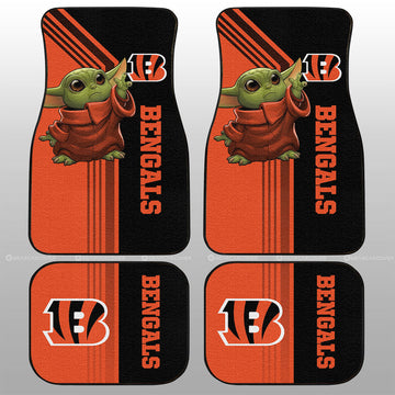 Cincinnati Bengals Car Floor Mats Custom Car Accessories - Gearcarcover - 1