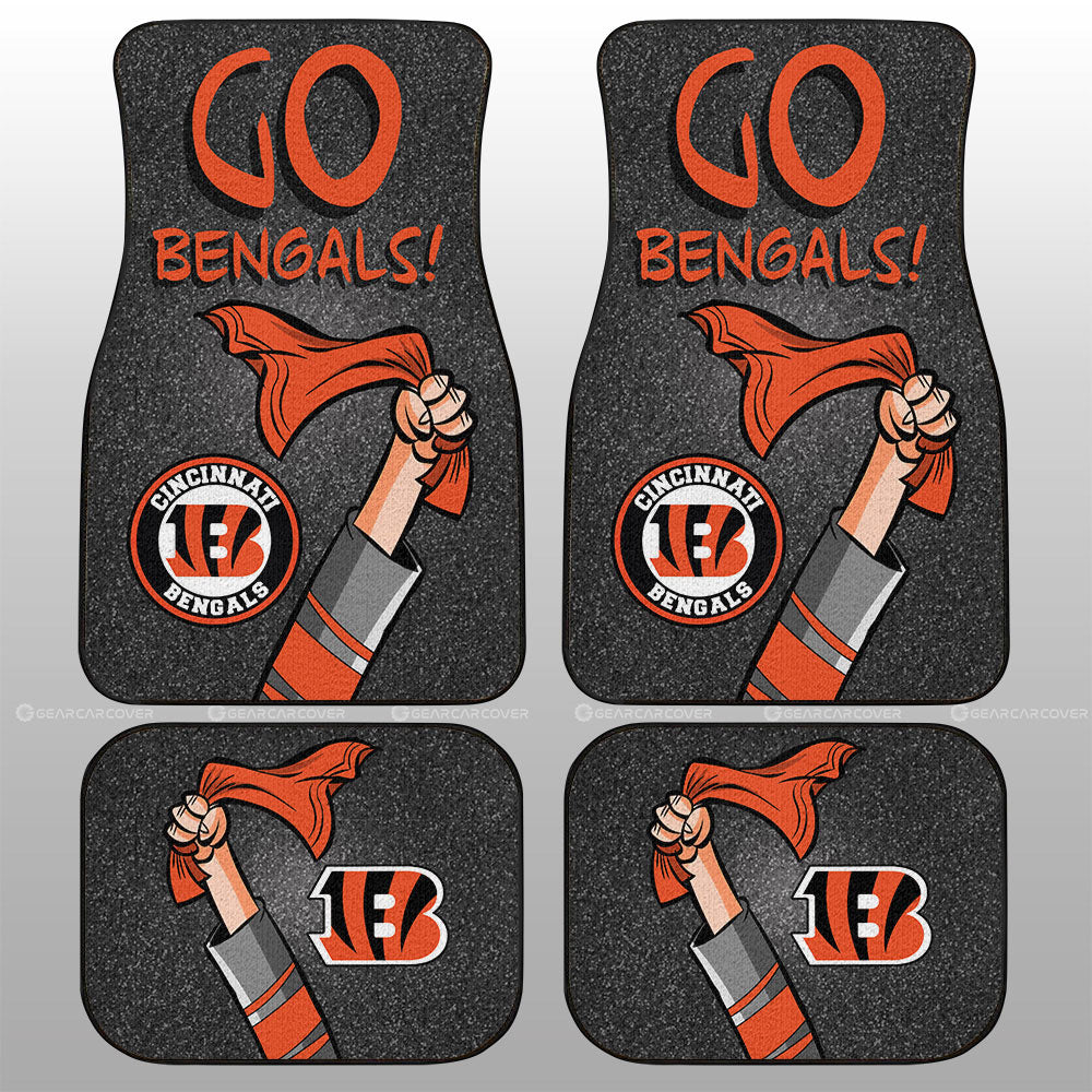 Cincinnati Bengals Car Floor Mats Custom Car Accessories - Gearcarcover - 1